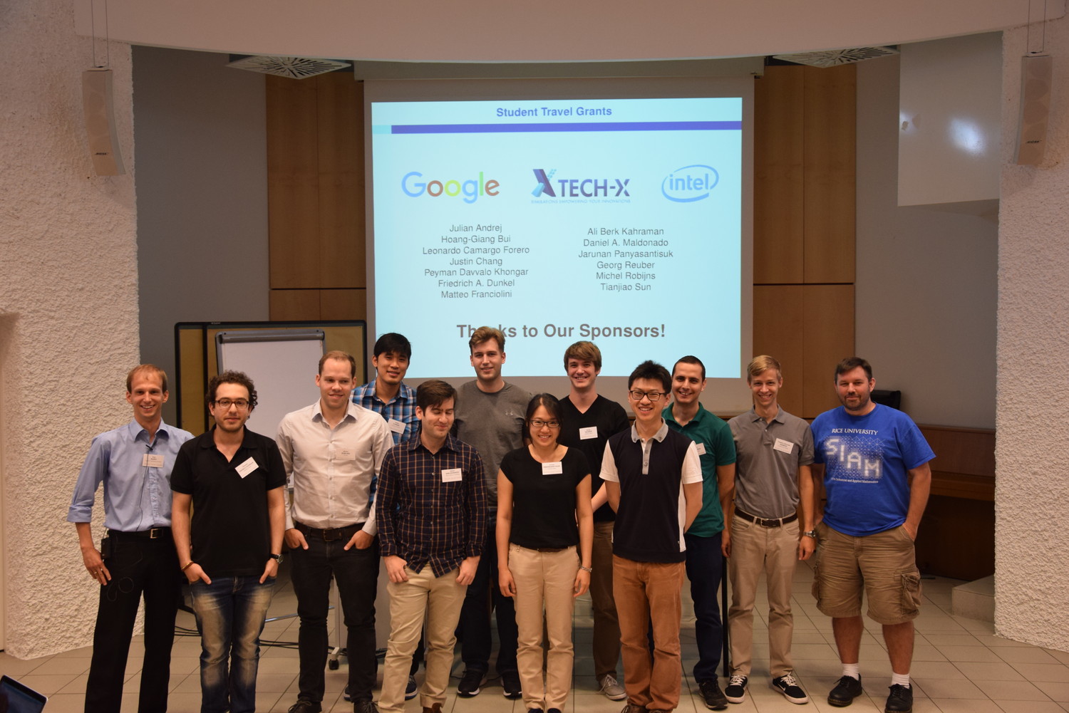 Student Travel Grant Awardees